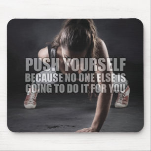 Mousepad Empurre-se - Motivação do Workout