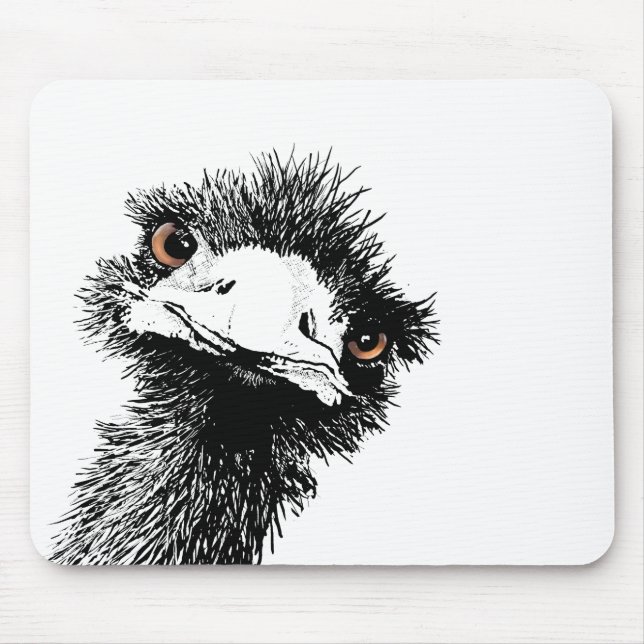 Mousepad Emu - Caneta e Tinta (Frente)
