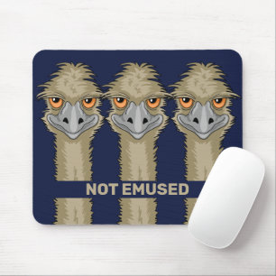 Mousepad Emu Pun Engraçado Não Embutido