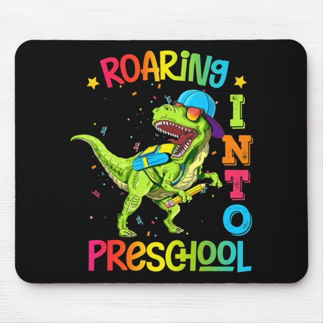 Mousepad Encaminhando Para A Pré-Escola Professor De Dinoss (Frente)