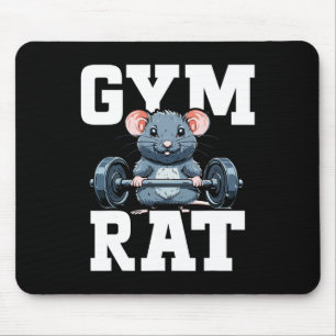 Mousepad Encantado Esporte Gym Rat Malhação Bodybuilding