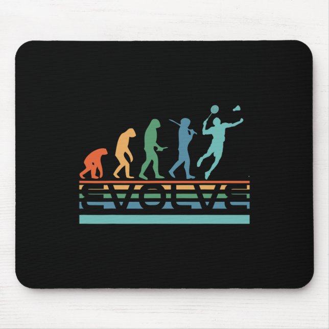 Mousepad Encantado Nerdy Evolui Esportes De Evolução De Jog (Frente)