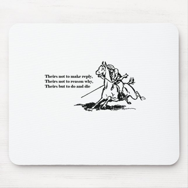 Mousepad Encargo da Ilustração de Cotação da Brigada de Luz (Frente)