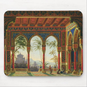 Mousepad Encene o design para a ópera 'Ruslan e Lyudmila