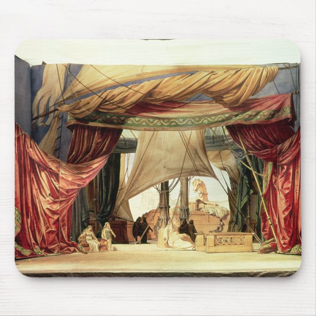 Mousepad Encene o modelo para a ópera 'Tristan e Isolde (Frente)