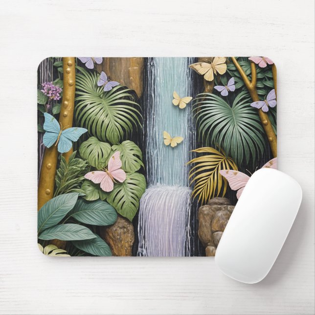 Mousepad Enchanted Falls Oasis (Com mouse)