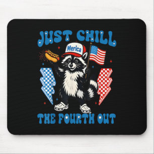 Mousepad Enche A Quarta Festa Engraçada 4 De Julho Patr