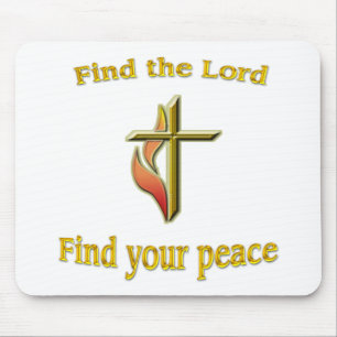 Mousepad Encontre o Senhor e encontre a sua paz