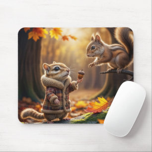 Mousepad Encontro de Chips em Florestas de Outono