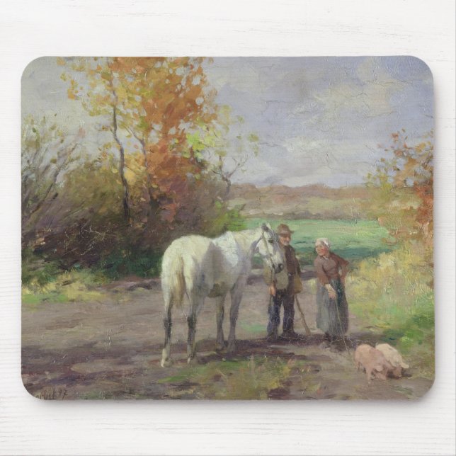 Mousepad Encontro na maneira ao campo, 1897 (Frente)
