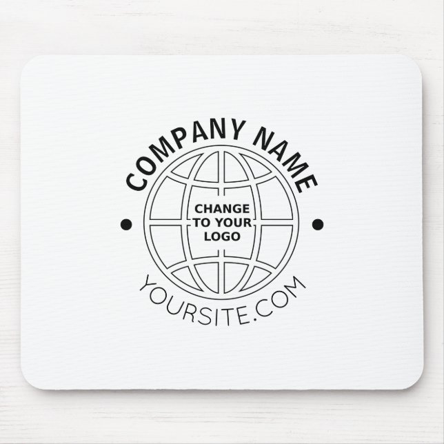 MOUSEPAD ENDEREÇO WEB DO LOGOTIPO DA EMPRESA PERSONALIZADO (Frente)