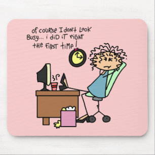 Mousepad Endireite a primeira vez o humor