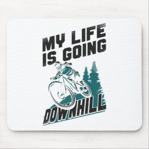 Mousepad Enduro Mtb Bicicleta De Montanha Descendo Ladeira