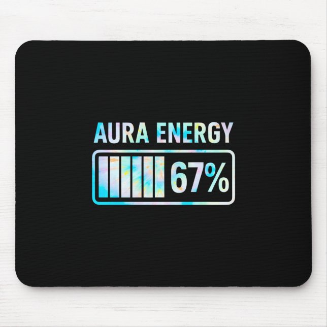 Mousepad Energia Aura 67 67 Seis Sete Meme  (Frente)