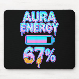 Mousepad Energia Aura 67 Meme Sorvete Gotejamento 6 7 Diver