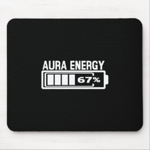 Mousepad Energia Aura 67 Piada Six Seven Meme Gen Alpha Gír