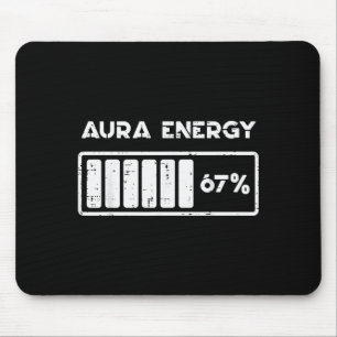 Mousepad Energia Aura 67 Porcento Número Engraçado 6 7 Meme