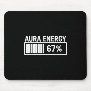 Mousepad Energia Aura A 67 Engraçada, 67 Homens Alfa S, Alf