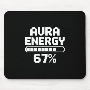 Mousepad Energia Aura aos 67 Meme Divertido Seis Sete Geraç