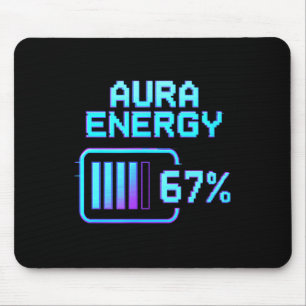 Mousepad Energia Aura aos 67 Meme Divertido Six Seven Geraç