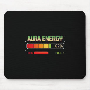 Mousepad Energia Aura Em 67 Meme Divertido Seis Sete Geraçã