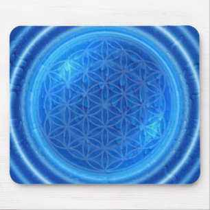 Mousepad Energia da água com flor da vida