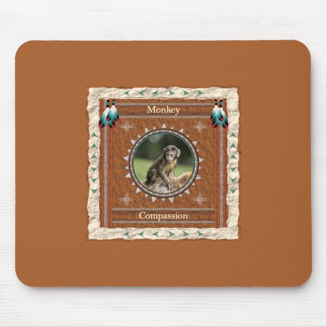 Mousepad Energia da Compassividade do Macaco (Frente)