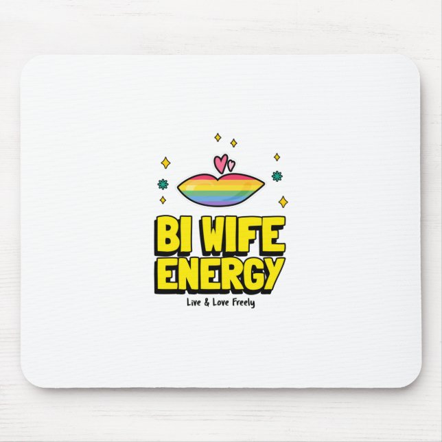 Mousepad Energia de Bi Mulher (Frente)