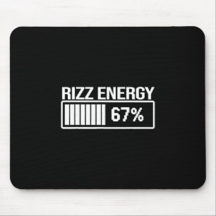 Mousepad Energia Rizz Em 67 Meme Divertido Seis Sete Geraçã