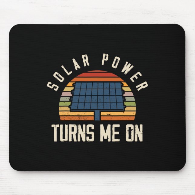 Mousepad Energia solar solar do painel solar (Frente)