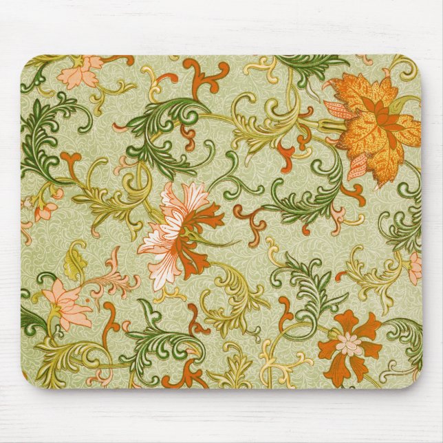 Mousepad Enfeite Chinês Antigo Jones Flores (Frente)