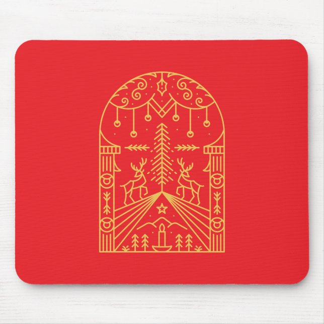 MOUSEPAD ENFEITES DE NATAL 1 (Frente)