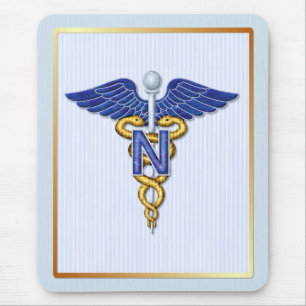 Mousepad Enfermagem Caduceus