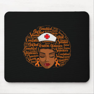 Mousepad Enfermagem da Consciência do Cancer Sanguíneo