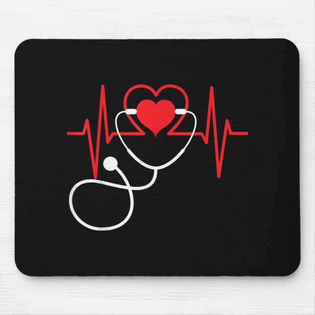 Mousepad Enfermagem Enfermeira Enfermagem Médica (Frente)