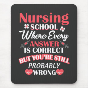 Mousepad Enfermagem Enfermeiro de Estudantes Escolares