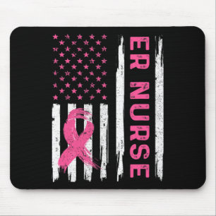 Mousepad Enfermeira Americana Enfermeira Cancer Awarene