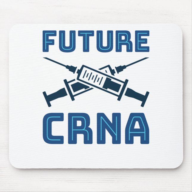 Mousepad Enfermeira Anestesista da Futura CRNA (Frente)