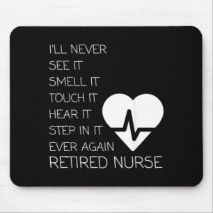 Mousepad Enfermeira Aposentada Divertida