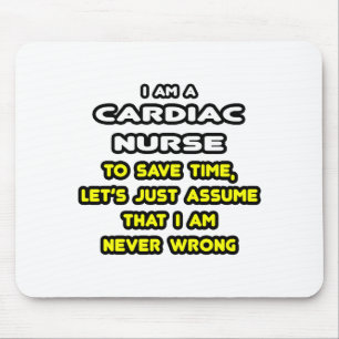 Mousepad Enfermeira Cardíaca Enfermeira Engraçada T-Shirts 