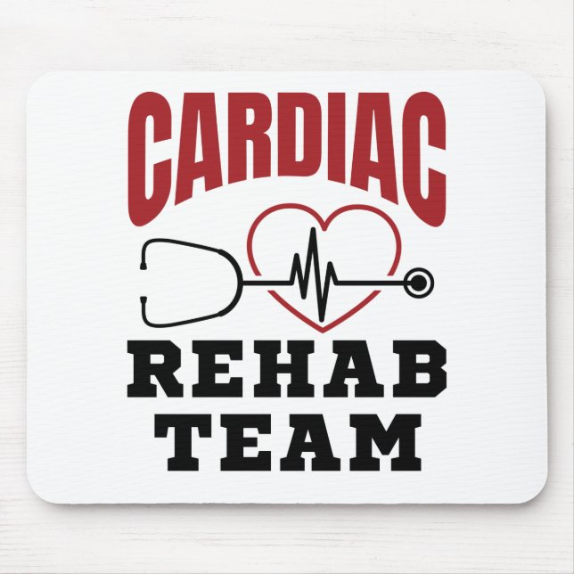 Mousepad Enfermeira Cardiologista da Equipe de Reabilitação (Frente)
