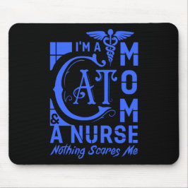 Mousepad Enfermeira Cat Mamãe - Presente Engraçado para Enf