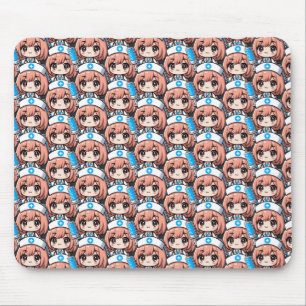 Mousepad Enfermeira Chibi Cute - saúde, animação, medicina