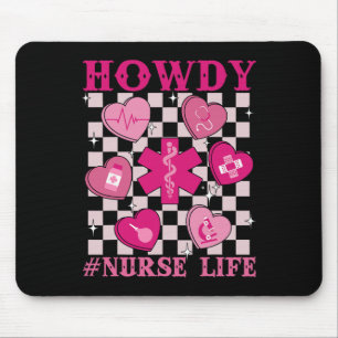 Mousepad Enfermeira Como Vida Rodeio Ocidental Do Dia Dos N