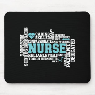 Mousepad Enfermeira-cuta RN LVN Enfermagem Escola Médica
