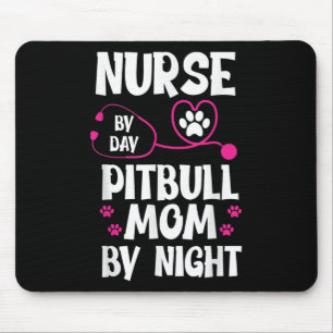 Mousepad Enfermeira Cute Touro Mamãe Cachorro Cachorro Pup