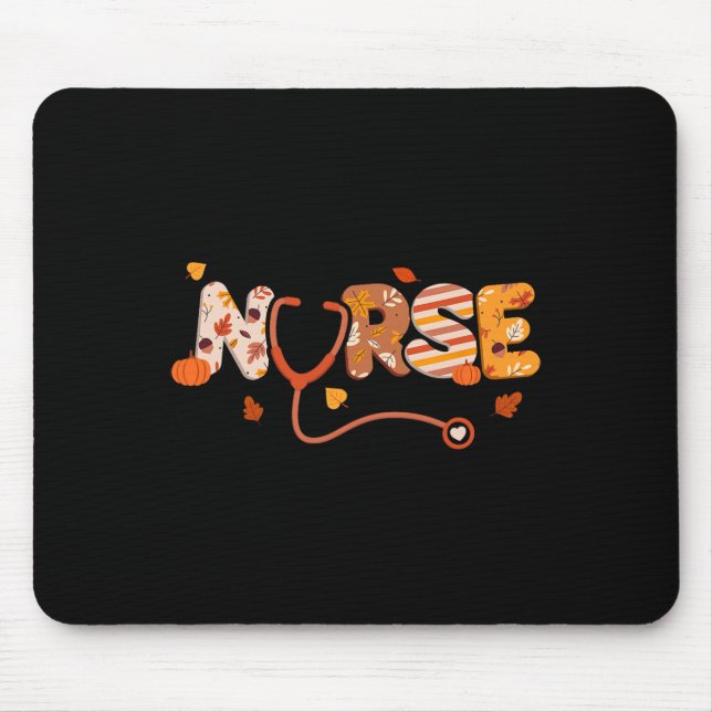 Mousepad Enfermeira de Ação de Graças Turco Day Call Love R (Frente)