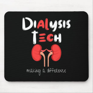Mousepad Enfermeira de Diálise Nefrologia Doença Renal Enfe