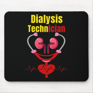 Mousepad Enfermeira de Diálise Nefrologia Doença Renal Enfe