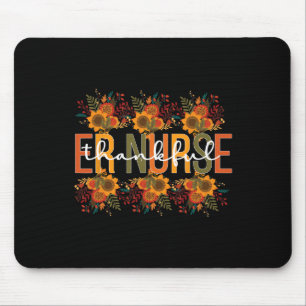 Mousepad Enfermeira de emergência agradecida Enfermeira de 